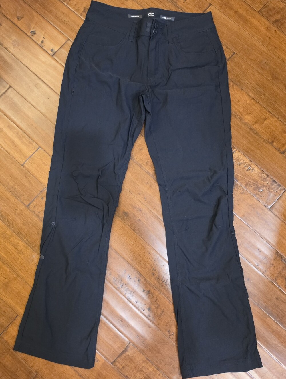 Prana Halle Pants, Black, Standard Fit, Size 8R